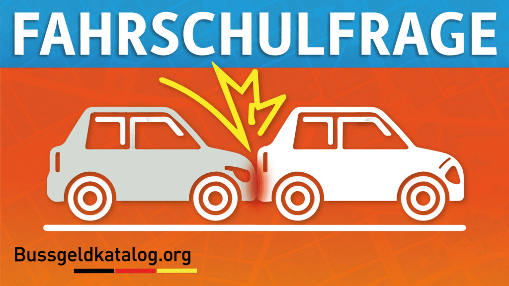 In diesem Video erhalten Sie Antworten auf die Fahrschulfragen zu Auffahrunfällen.