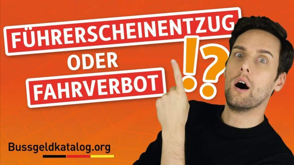 Wann müssen Sie mit dem Führerscheinentzug rechnen? Erfahren Sie es hier im Video.